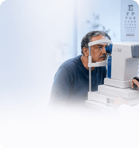 Dilated retina examination for retina diagnosis
