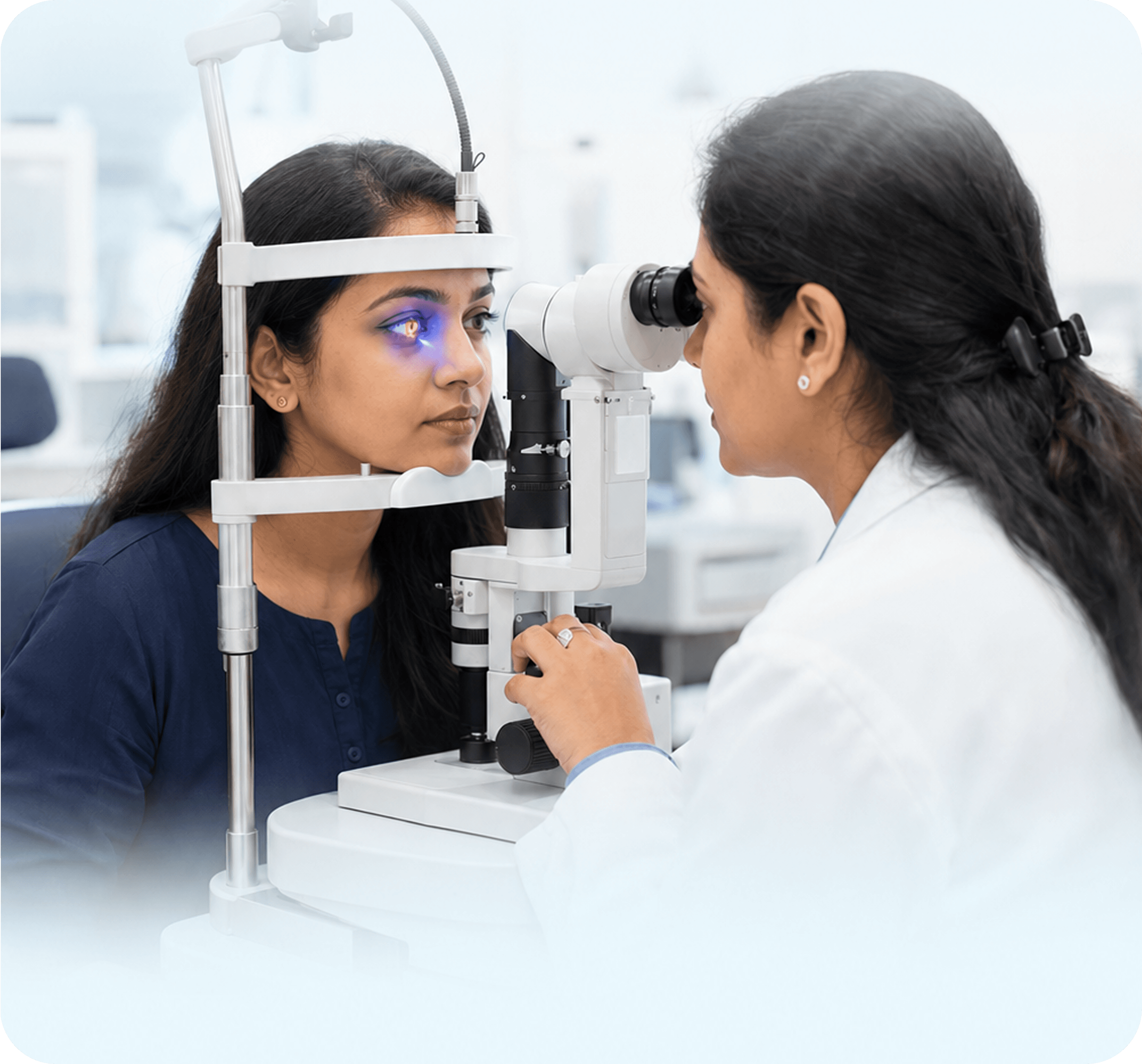 Schirmer test for dry eye