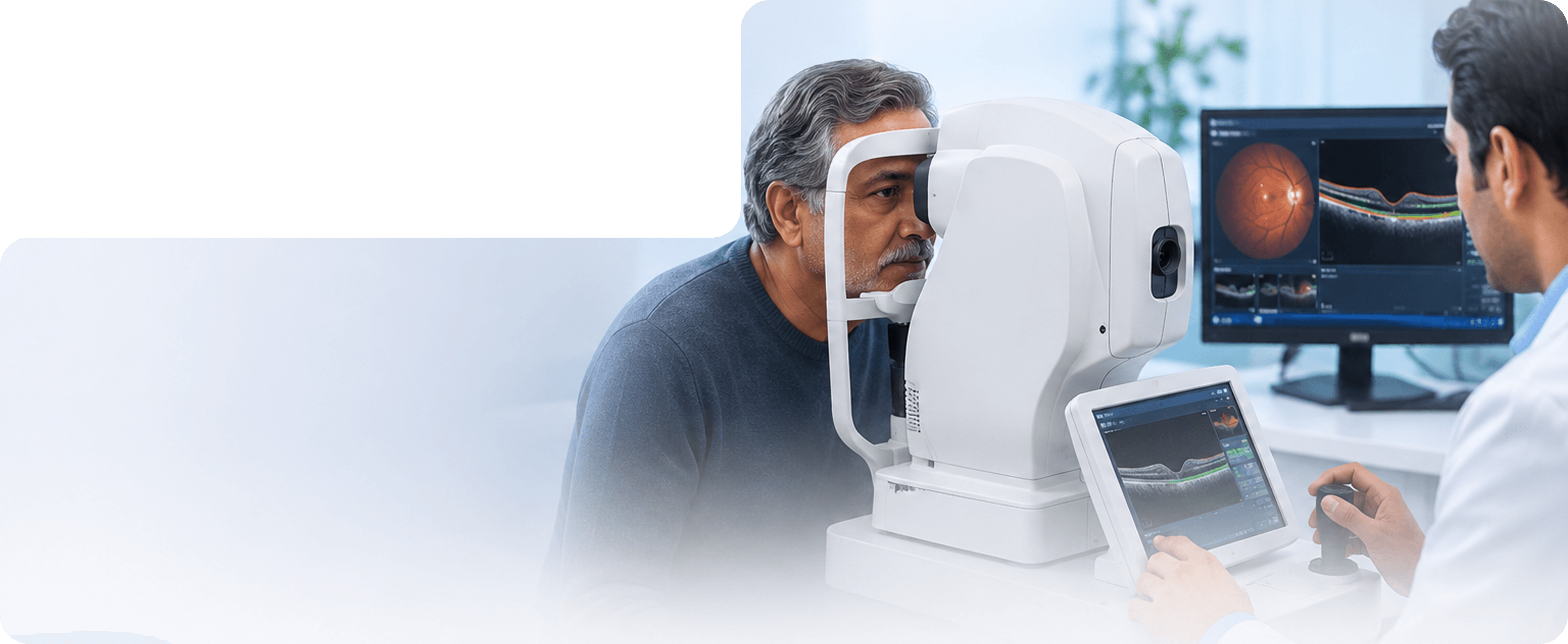 OCT scan for glaucoma diagnosis