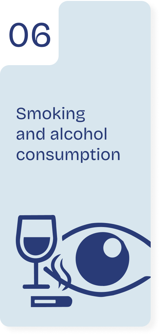 Smoking and alcohol consumption
