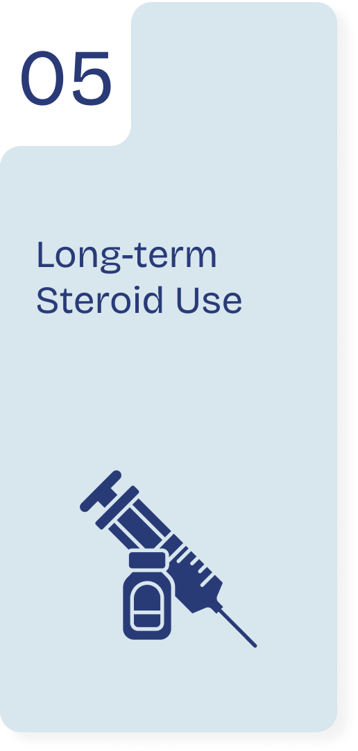 Long-term Steroid use