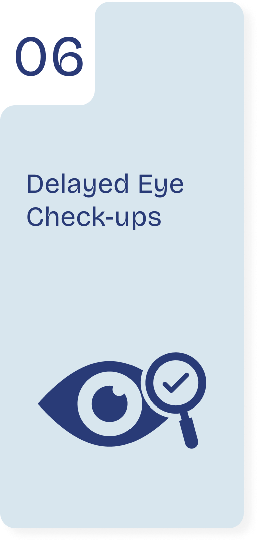 Delayed Eye Check-ups